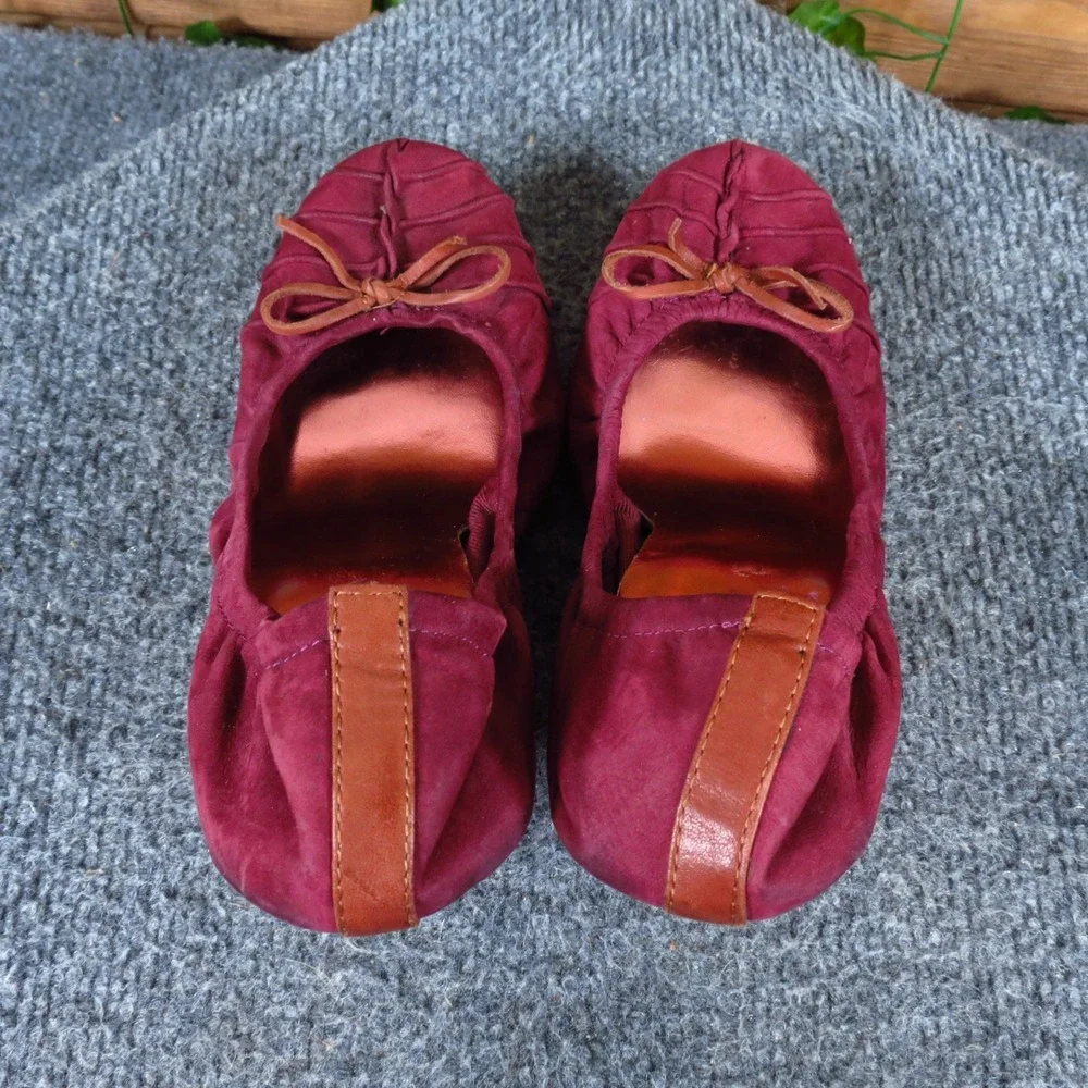 Seychelles burgundy suede